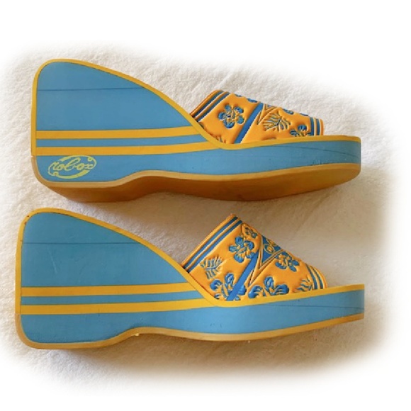 Vintage 90's NOBOX Platform Sandals - Picture 4 of 10